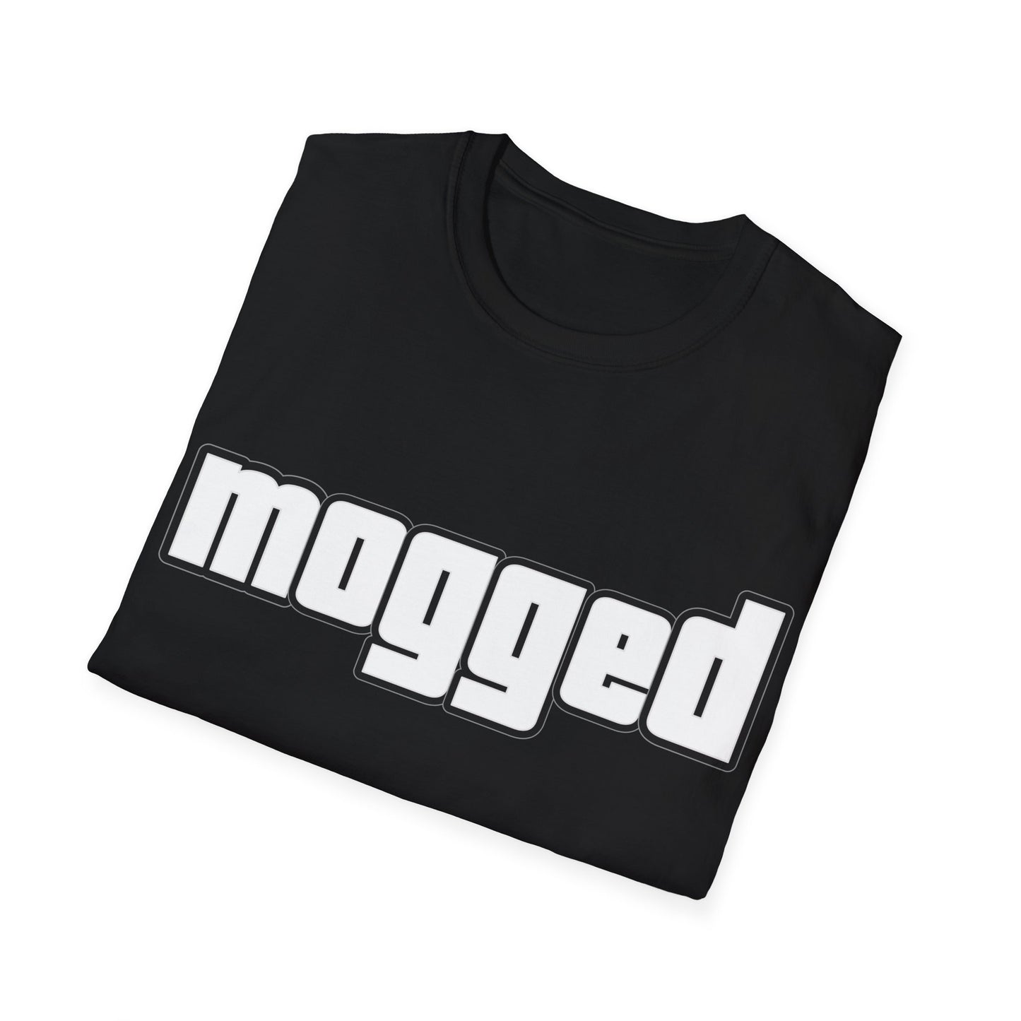 ,,Mogged" Unisex Softstyle T-Shirt - FreakyFits