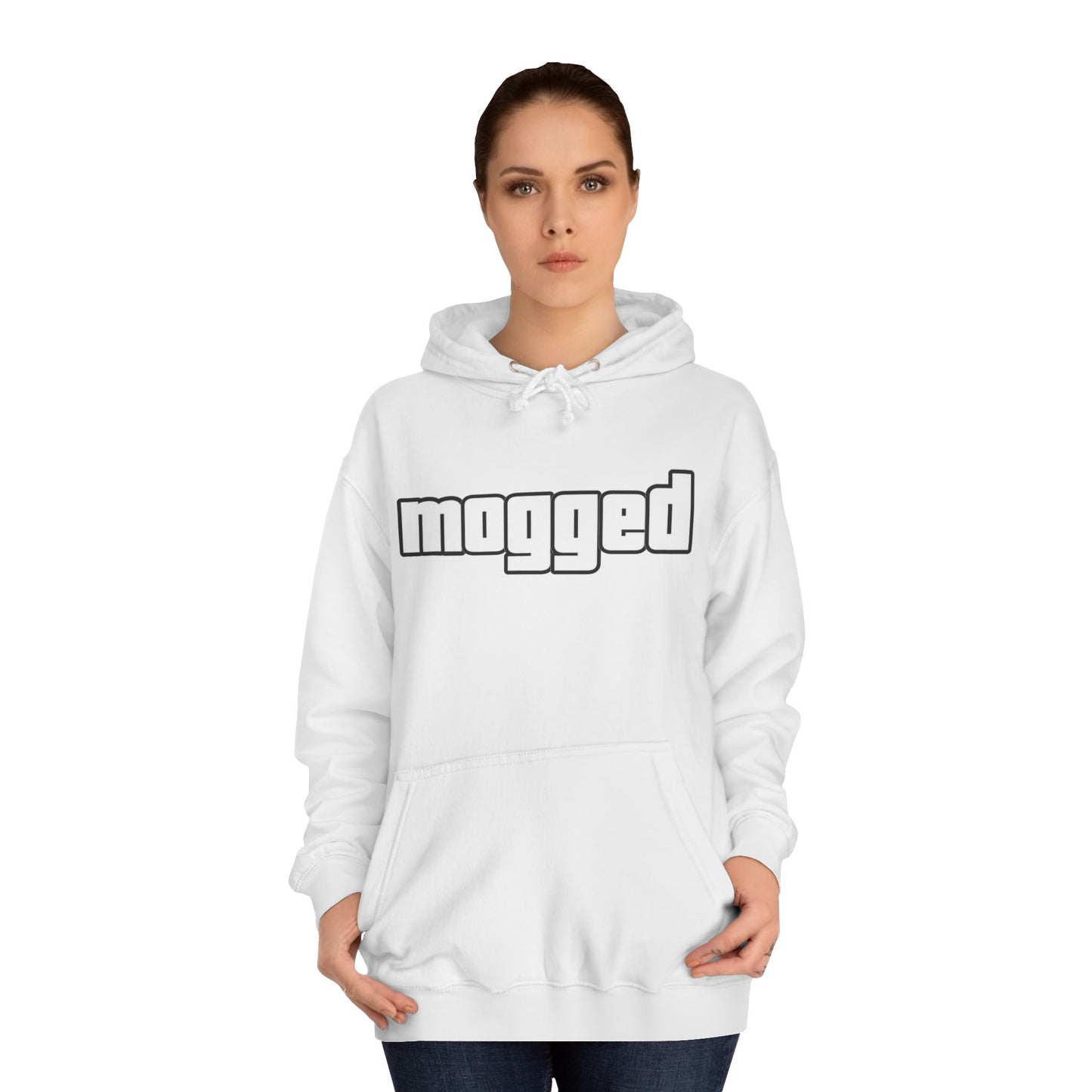 ,,Mogged" Unisex College Hoodie - FreakyFits