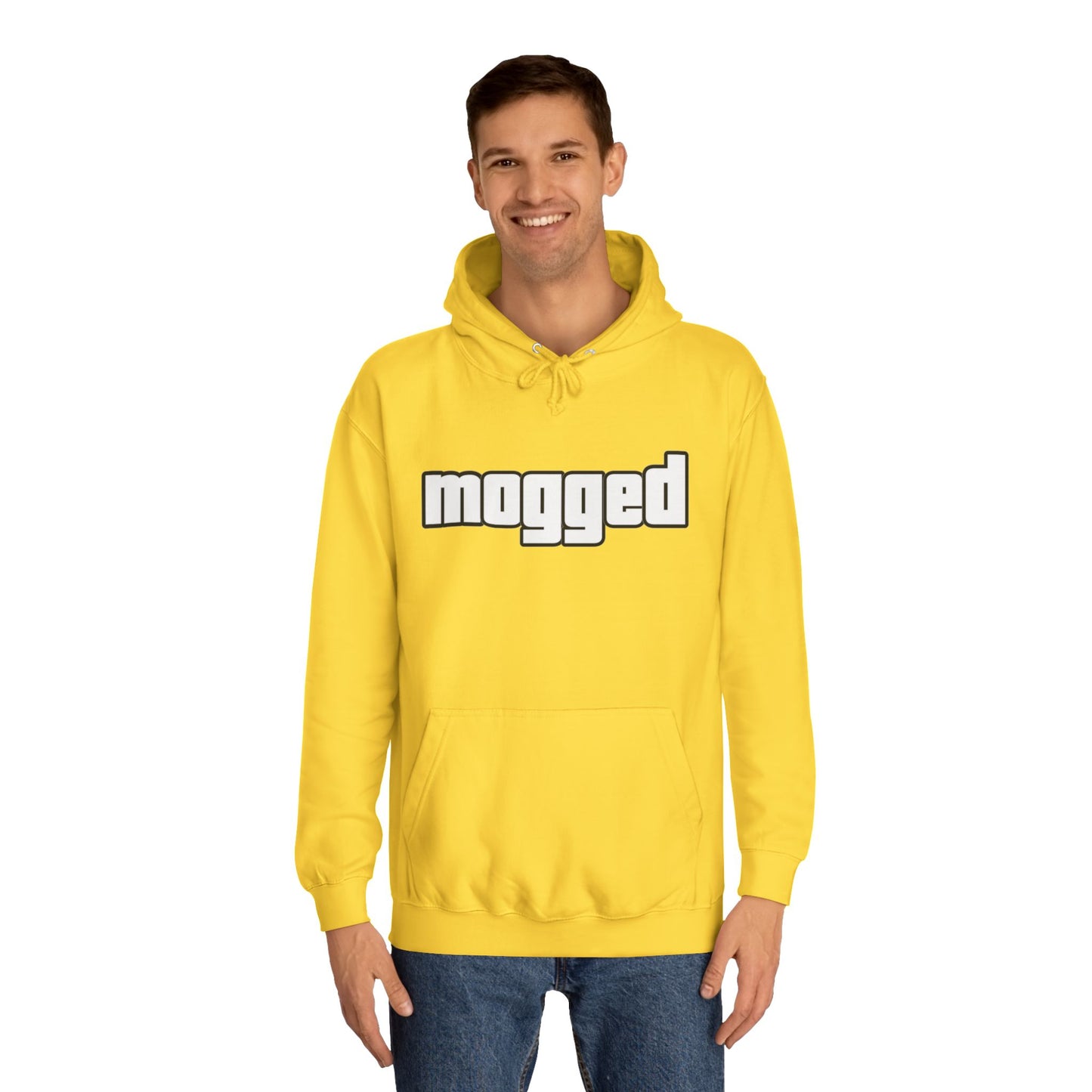 ,,Mogged" Unisex College Hoodie - FreakyFits