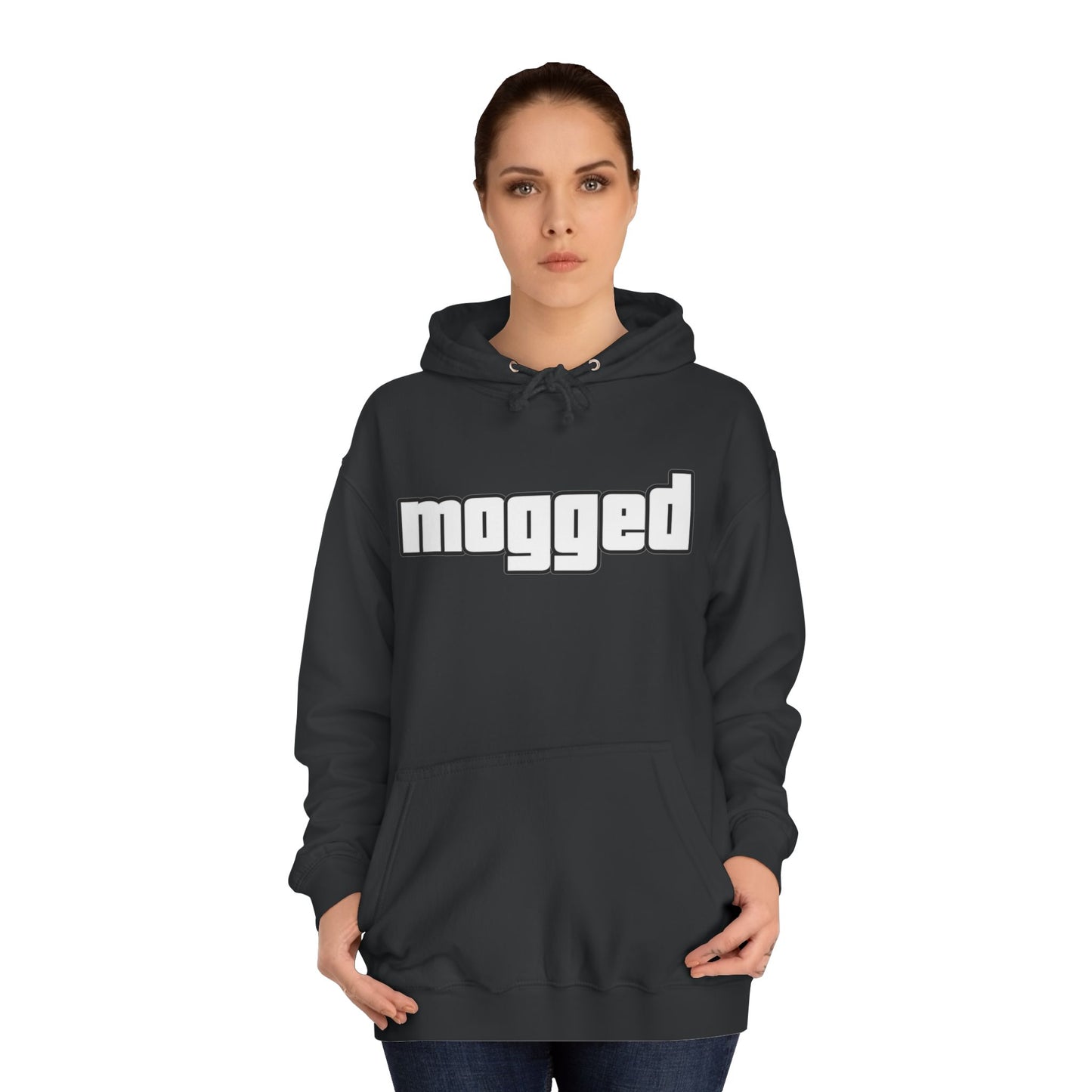 ,,Mogged" Unisex College Hoodie - FreakyFits