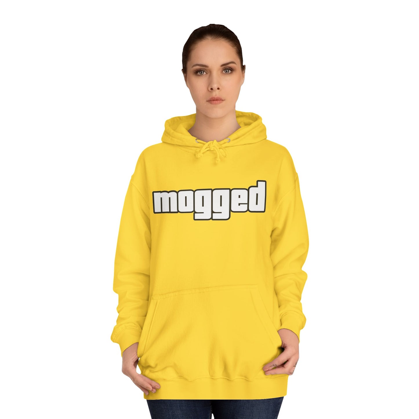 ,,Mogged" Unisex College Hoodie - FreakyFits
