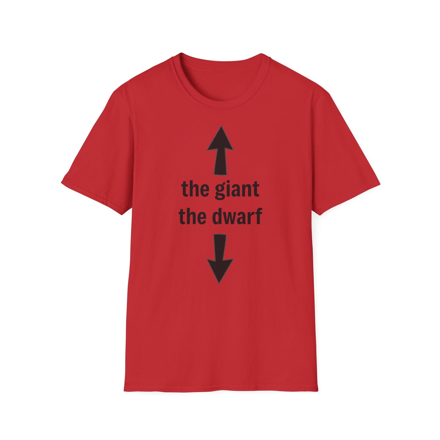 ,,the giant and the dwarf" Unisex Softstyle T-Shirt - FreakyFits