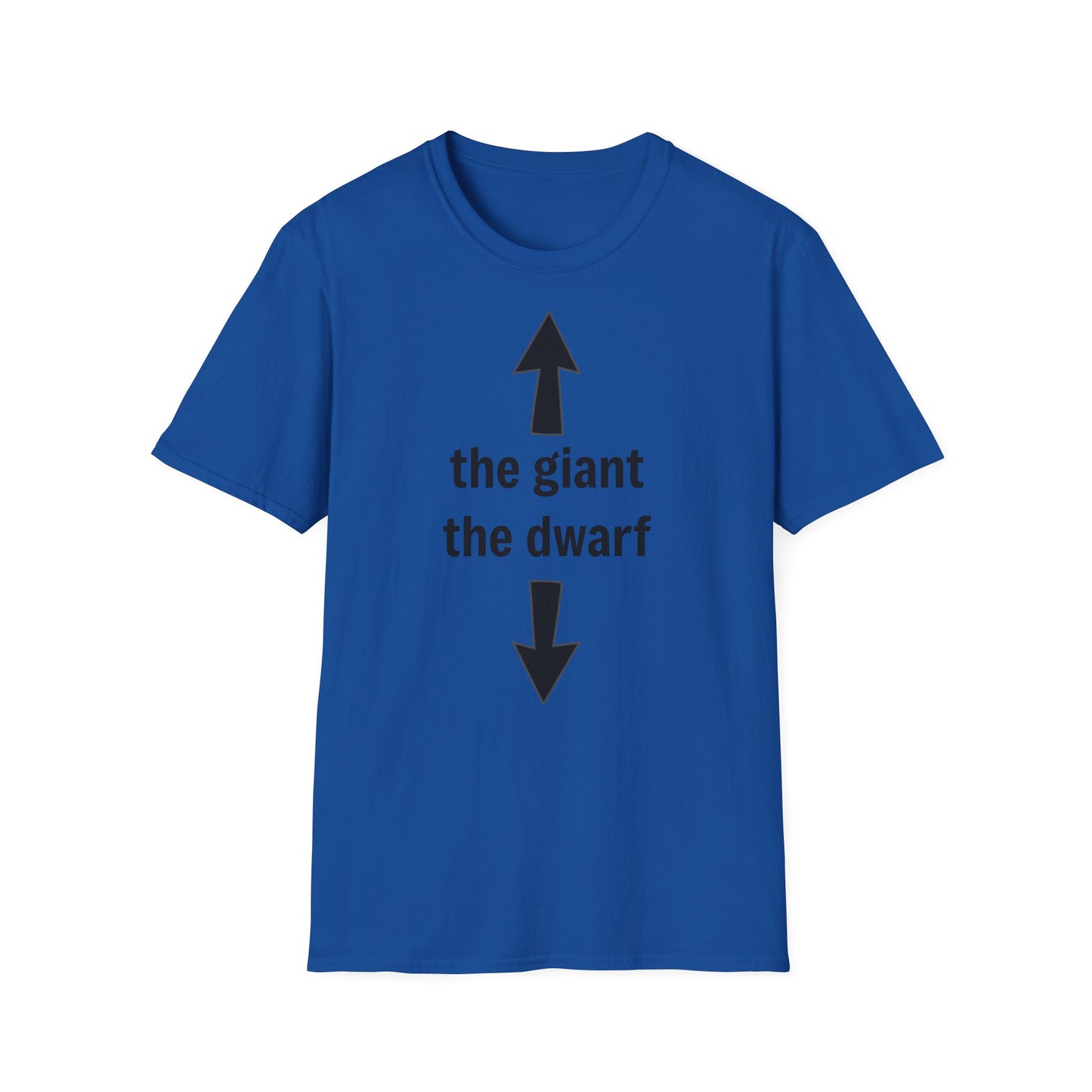 ,,the giant and the dwarf" Unisex Softstyle T-Shirt - FreakyFits