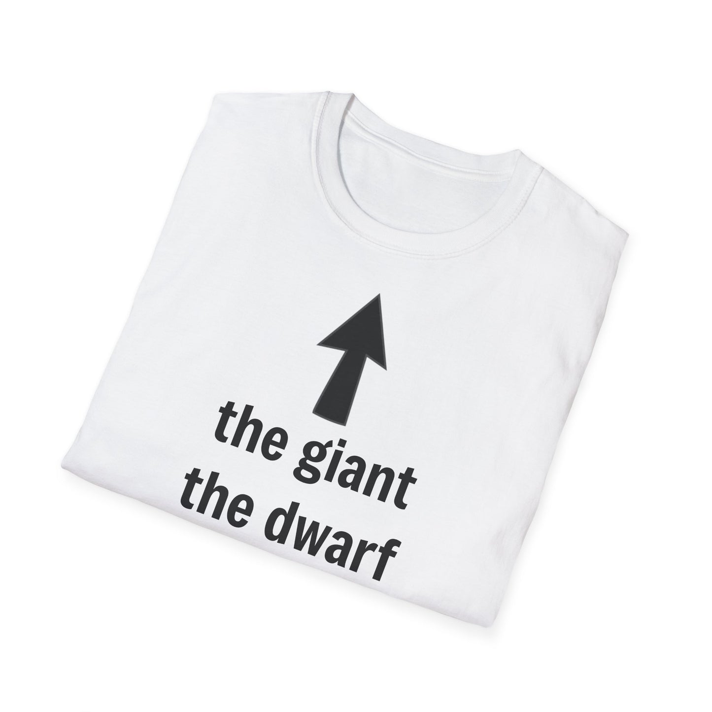 ,,the giant and the dwarf" Unisex Softstyle T-Shirt - FreakyFits