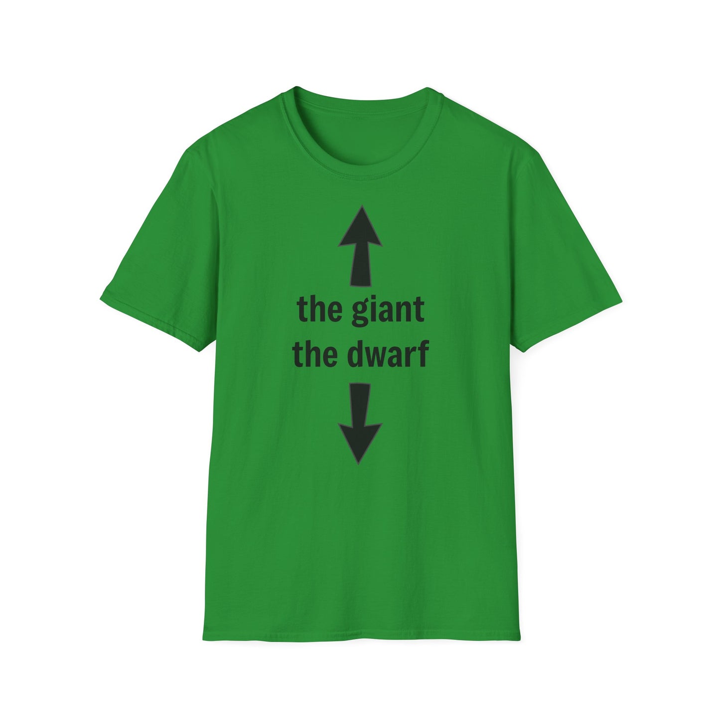,,the giant and the dwarf" Unisex Softstyle T-Shirt - FreakyFits