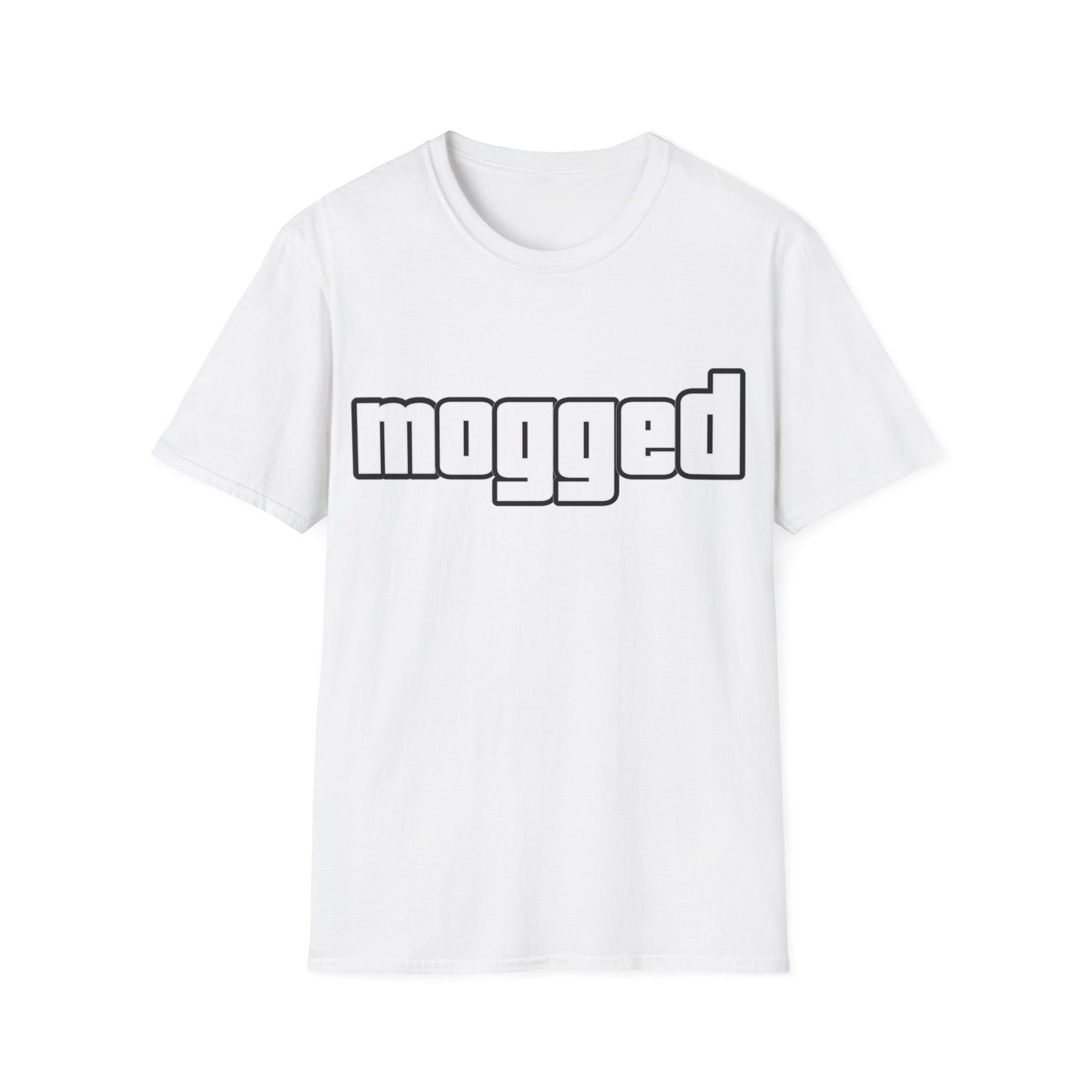 ,,Mogged" Unisex Softstyle T-Shirt - FreakyFits