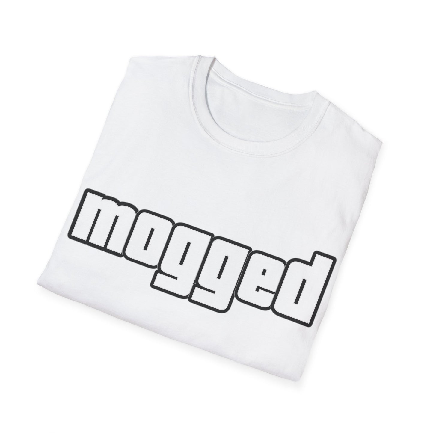 ,,Mogged" Unisex Softstyle T-Shirt - FreakyFits
