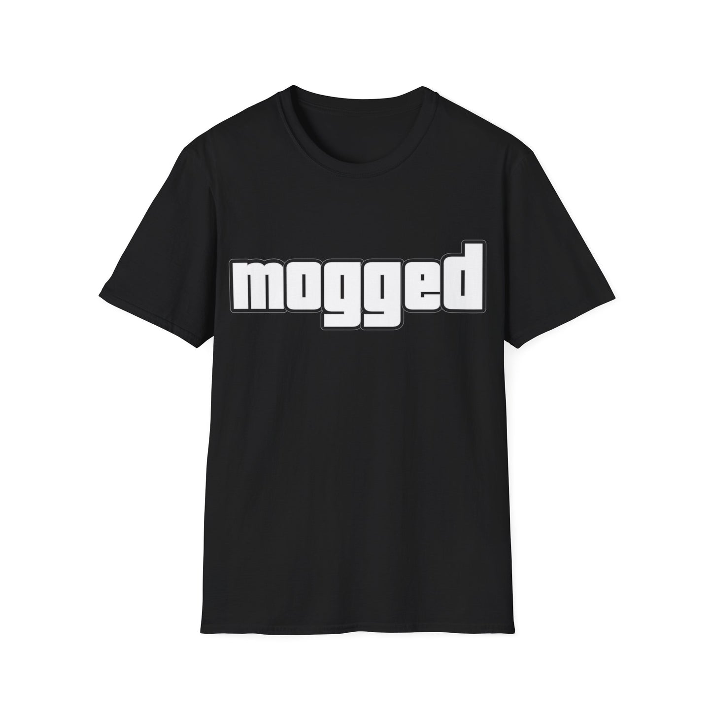 ,,Mogged" Unisex Softstyle T-Shirt - FreakyFits