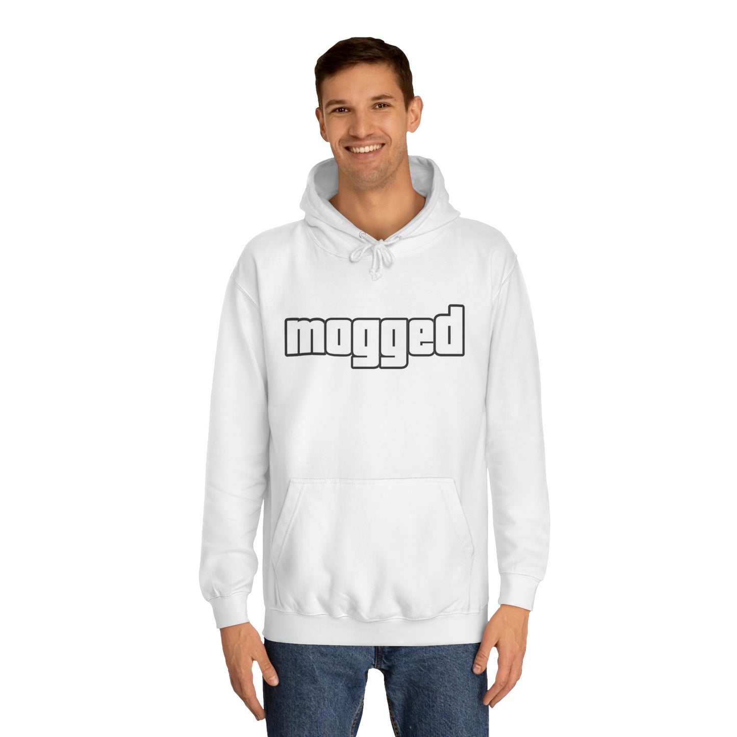 ,,Mogged" Unisex College Hoodie - FreakyFits