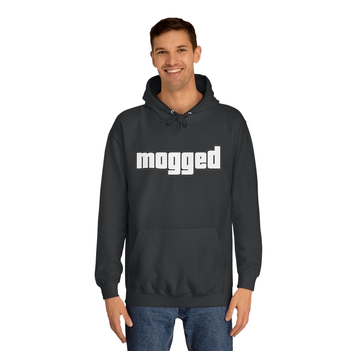 ,,Mogged" Unisex College Hoodie - FreakyFits