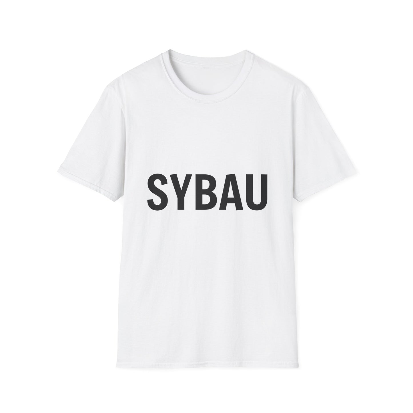 ,,SYBAU 💔" Unisex Softstyle T-Shirt - FreakyFits