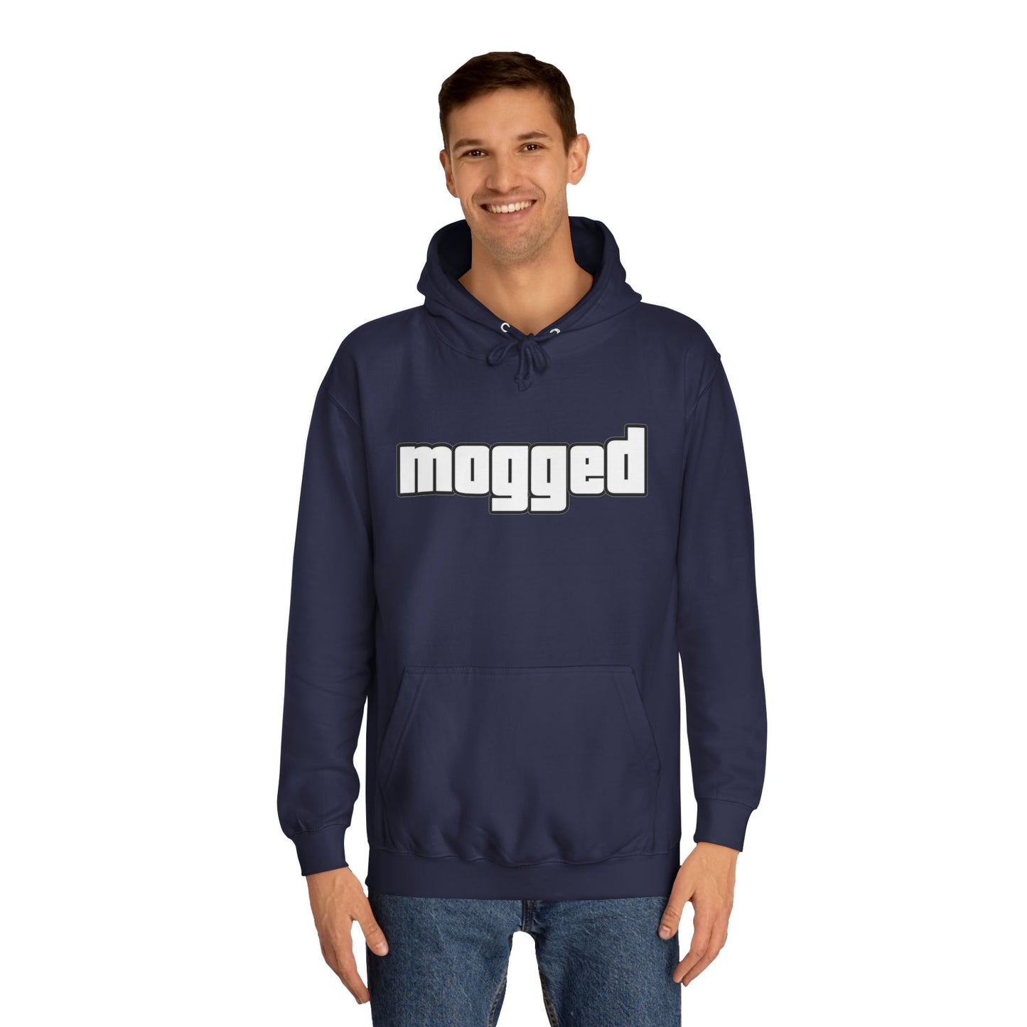 ,,Mogged" Unisex College Hoodie - FreakyFits