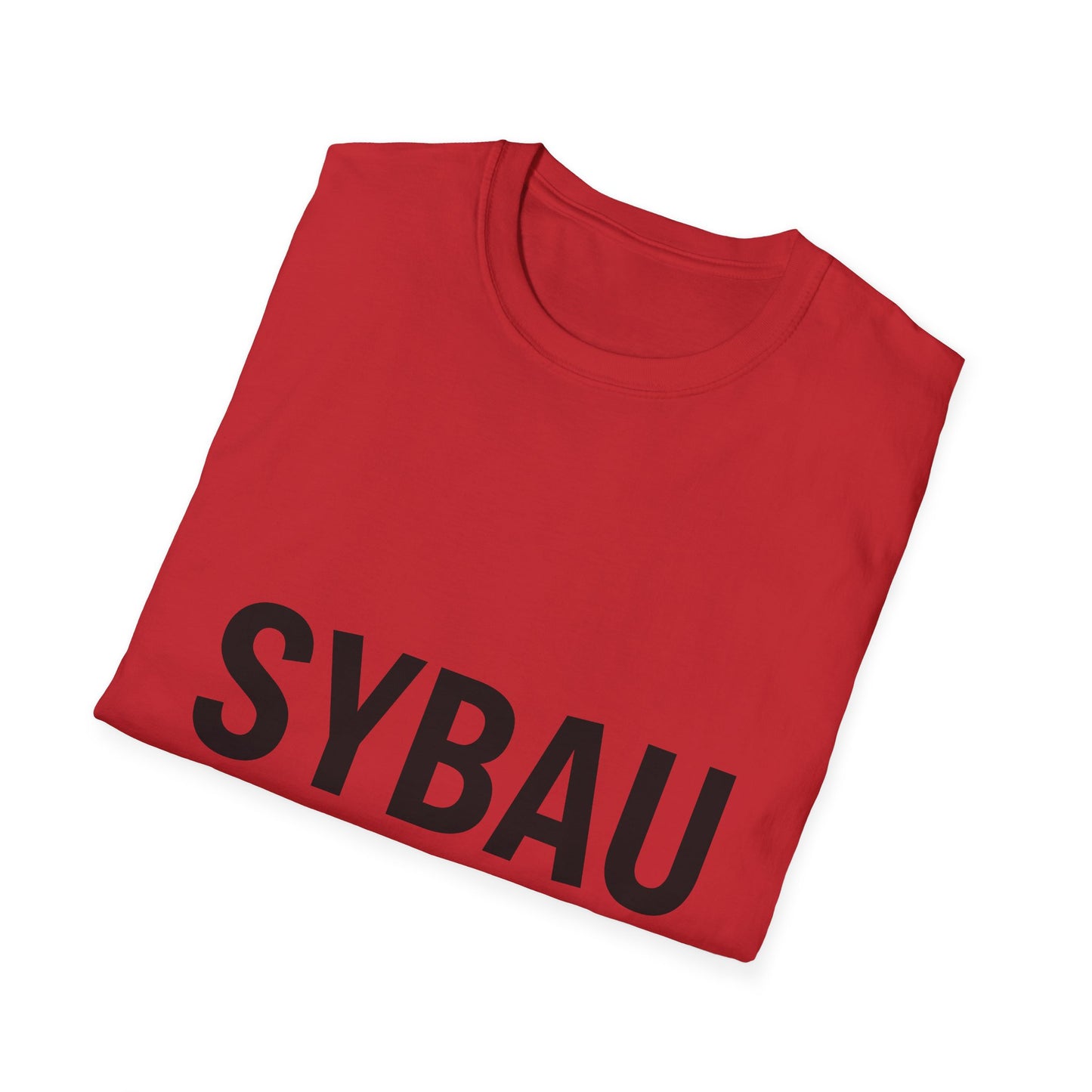 ,,SYBAU 💔" Unisex Softstyle T-Shirt - FreakyFits