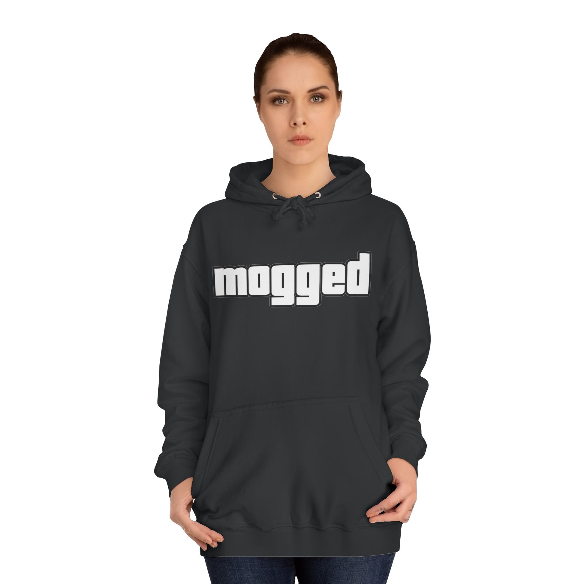 ,,Mogged" Unisex College Hoodie - FreakyFits