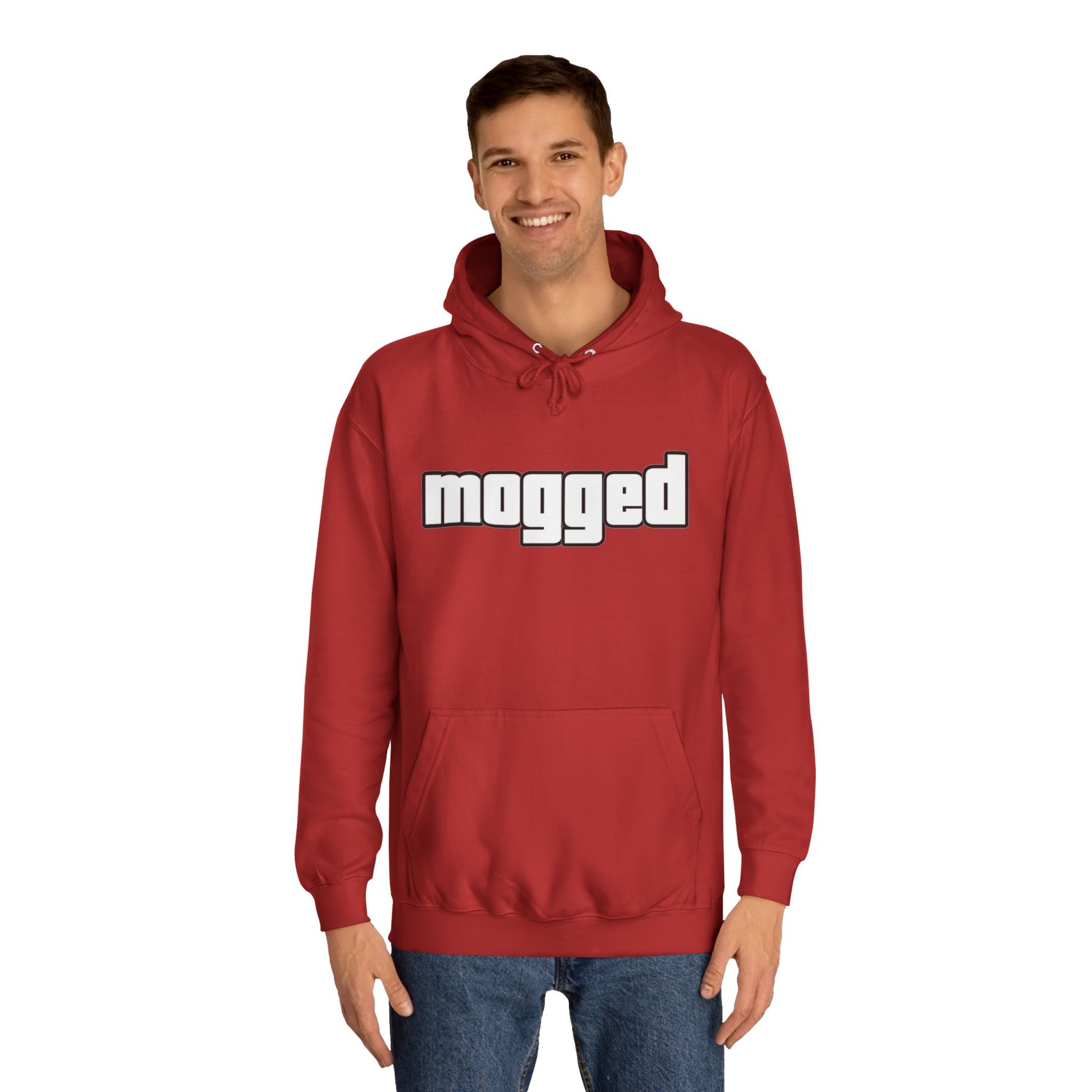 ,,Mogged" Unisex College Hoodie - FreakyFits