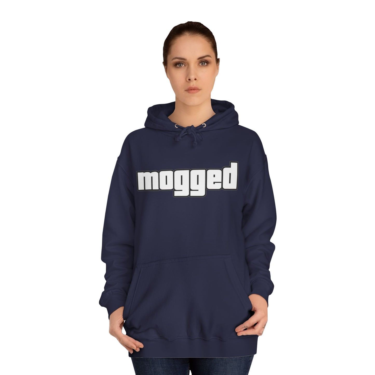 ,,Mogged" Unisex College Hoodie - FreakyFits