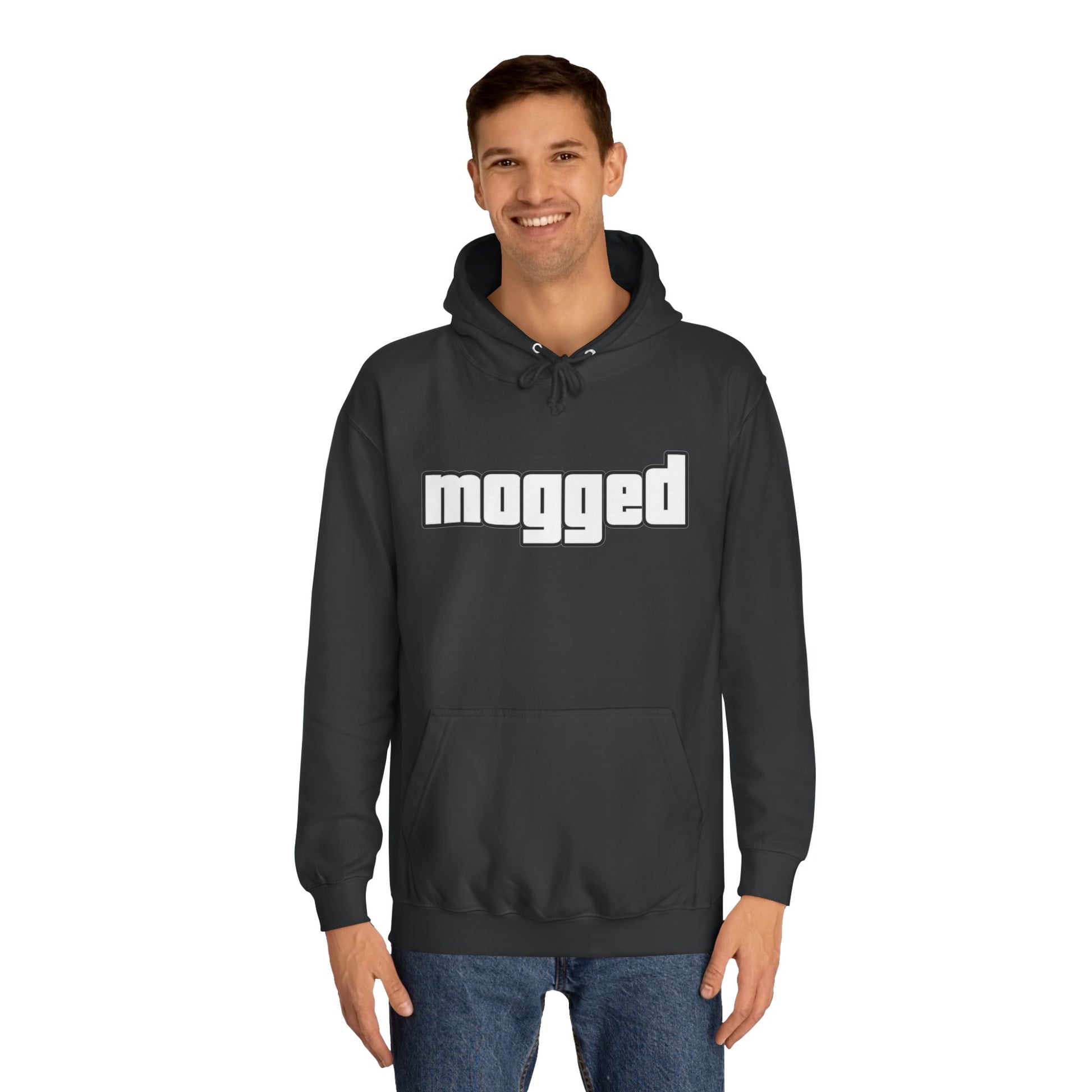 ,,Mogged" Unisex College Hoodie - FreakyFits