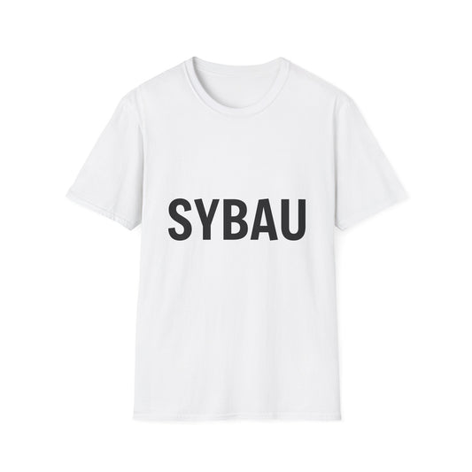 ,,SYBAU 💔" Unisex Softstyle T-Shirt - FreakyFits