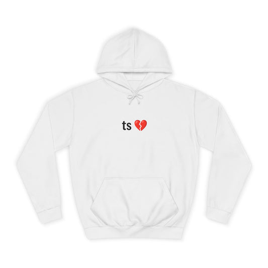 ,,ts 💔" Unisex College Hoodie - FreakyFits