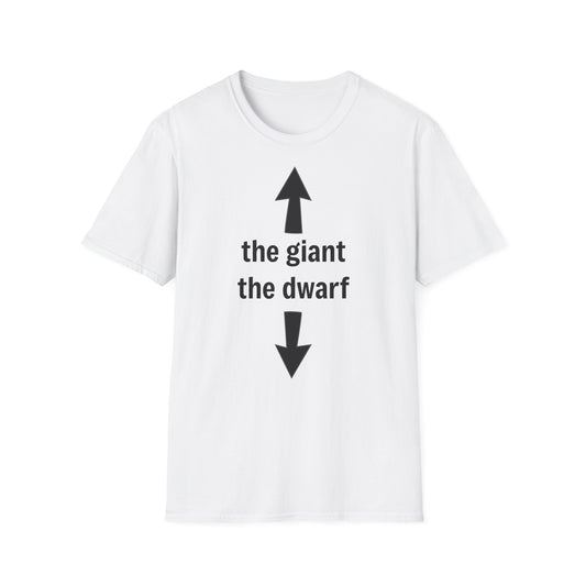 ,,the giant and the dwarf" Unisex Softstyle T-Shirt - FreakyFits